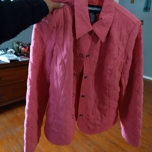 Requirements Pink Quilted Jacket